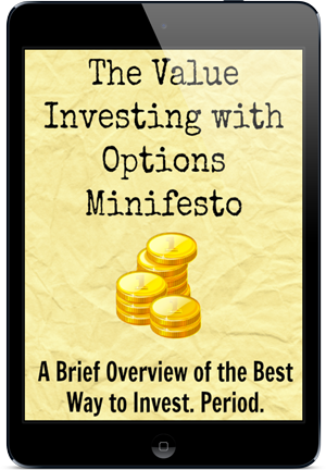 Report cover for The Value Investing with Options Minifesto