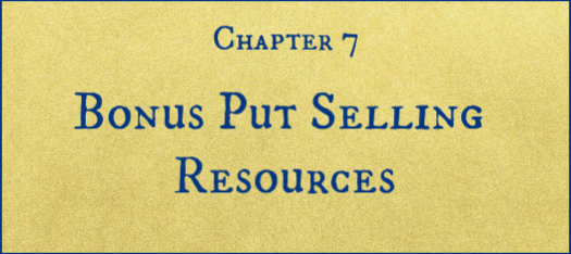 Bonus Put Selling Resources and Links